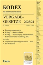 Georg Konetzky, Werner Doralt - KODEX Vergabegesetze 2023/24
