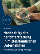 Ursula Binder, Ursula (Dr.) Binder - Nachhaltigkeitsberichterstattung in mittelständischen Unternehmen