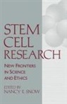 Nancy E. Snow, Nancy E. Snow - Stem Cell Research