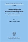 Andreas Michael Spilger - Tarifvertragliches Betriebsverfassungsrecht.