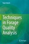 Rajan Katoch - Techniques in Forage Quality Analysis