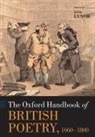 Jack (Rutgers University-Newark) Lynch, Jack Lynch - Oxford Handbook of British Poetry, 1660-1800