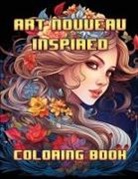 A. Hazra - Art Nouveau Inspired Coloring Book