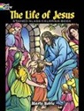 Marty Noble - The Life of Jesus Stained Glass Coloring Book