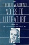 Theodor W. Adorno - Notes to Literature