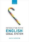 Martin Partington, Martin (Emeritus Professor of Law Partington, Partington Martin - Introduction to the English Legal System