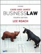 Lee Roach, Lee (Senior Lecturer in Law Roach, Roach Lee - Card & James'' Business Law