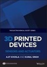 Sandeep Arya, Hidenitsu Furukawa, Ajit Khosla, Ajit Furukawa Khosla, Khosla Ajit, Sajjad Husain Mir - 3d Printed Devices