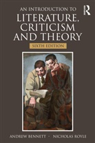 Andrew Bennett, Andrew (University of Bristol Bennett, Andrew Royle Bennett, Bennett Andrew, Nicholas Royle, Royle Nicholas - Introduction to Literature, Criticism and Theory