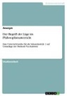 Anonymous - Der Begriff der Lüge im Philosophieunterricht
