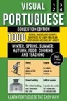 Mike Lang - Visual Portuguese - Collection (B/W Edition) - 1.000 Words, Images and Example Sentences to Learn Brazilian Portuguese Vocabulary about Winter, Spring, Summer, Autumn, Food, Cooking and Teaching
