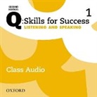 Q: Skills for Success: Level 1: Listening & Speaking Class Audio CD X3 (Audiolibro)