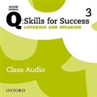 Q: Skills for Success: Level 3: Listening & Speaking Class Audio CD X3 (Audiolibro)