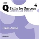 Q: Skills for Success: Level 4: Listening & Speaking Class Audio CD X4 (Audiolibro)