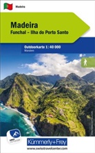 Hallwag Kümmerly+Frey AG, Hallwag Kümmerly+Frey AG - Kümmerly+Frey Outdoorkarte Madeira 1:40.000