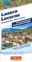 Hallwag Kümmerly+Frey AG, Hallwag Kümmerly+Frey AG - Hallwag Panoramakarte Luzern