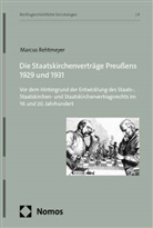 Marcus Rehtmeyer - Die Staatskirchenverträge Preußens 1929 und 1931