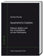 Gerhard Burda - Apophatische Subjekte