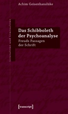 Achim Geisenhanslüke - Das Schibboleth der Psychoanalyse