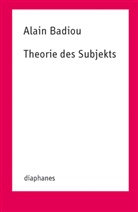 Alain Badiou, Heinz Jatho - Theorie des Subjekts