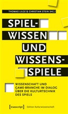 Thomas Lilge, Christian Stein - Spielwissen und Wissensspiele