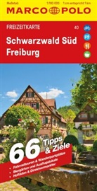 Marco Polo Verlag - MARCO POLO Freizeitkarte 40 Schwarzwald Süd, Freiburg 1:100.000