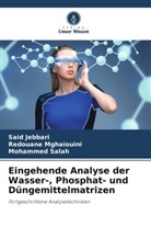 Said Jebbari, Redouane Mghaiouini, Mohammed Salah - Eingehende Analyse der Wasser-, Phosphat- und Düngemittelmatrizen