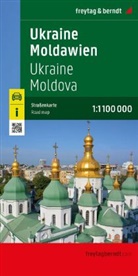 freytag &amp; berndt, freytag &amp; berndt - Ukraine - Moldawien, Straßenkarte 1:1.000.000, freytag & berndt