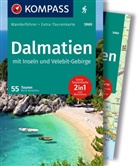 Boris Korencan - KOMPASS Wanderführer Dalmatien mit Inseln, Velebit-Gebirge und Plitvicer Seen, 55 Touren mit Extra-Tourenkarte