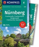 Tobias Pape - KOMPASS Wanderführer Nürnberg, Frankenalb, Frankenhöhe, Steigerwald, Fränkisches Seenland, 55 Touren mit Extra-Tourenkarte