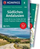 KOMPASS Wanderführer Südliches Andalusien, Costa de la Luz, Costa del Sol, Costa Tropical und Costa Almeria, 55 Touren mit Extra-Tourenkarte