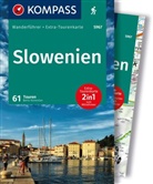 Boris Korencan - KOMPASS Wanderführer Slowenien, 61 Touren mit Extra-Tourenkarte