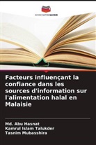 Md. Abu Hasnat, Tasnim Mubasshira, Kamrul Islam Talukder - Facteurs influençant la confiance dans les sources d'information sur l'alimentation halal en Malaisie