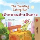 Kidkiddos Books, Rayne Coshav - The Traveling Caterpillar (English Thai Bilingual Book for Kids)