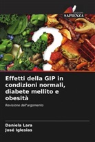 José Iglesias, Daniela Lara - Effetti della GIP in condizioni normali, diabete mellito e obesità