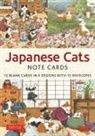 Setsu Broderick, Tuttle Studio - Japanese Cats - 12 Blank Note Cards