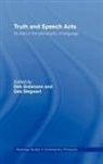 Dirk (University of Santa Maria Greimann, Dirk Greimann, Greimann Dirk, Geo Siegwart, Siegwart Geo - Truth and Speech Acts