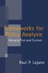 Raul Lejano, Raul P. Lejano - Frameworks for Policy Analysis