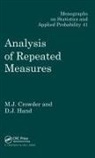 Martin J. Crowder, Martin J. Hand Crowder, Crowder Martin J., David J. Hand, Hand David J. - Analysis of Repeated Measures
