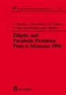 C Bandle, C Chipot Bandle, Josef Bemelmans, Bemelmans Josef, Michel Chipot, Chipot Michel... - Elliptic and Parabolic Problems