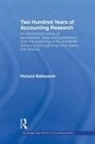 Richard Mattessich, Richard (University of British Columbi Mattessich, Mattessich Richard - Two Hundred Years of Accounting Research