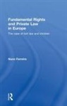 Nuno Ferreira, Ferreira Nuno - Fundamental Rights and Private Law in Europe