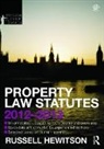 Russell Hewitson, Hewitson Russell - Property Law Statutes 2012-2013