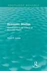 David Levine, David P Levine, David P. Levine - Economic Studies (Routledge Revivals)