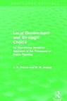 John Friend, John Jessop Friend, Friend John, Neil Jessop, Jessop Neil - Local Government and Strategic Choice (Routledge Revivals)