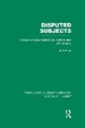 Jane Flax, Flax Jane - Disputed Subjects (Rle Feminist Theory)