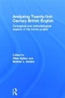 Clive Davies Upton, Bethan Davies, Davies Bethan, Clive Upton, Upton Clive - Analysing 21st Century British English