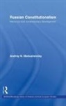 Andrei Medushevsky, Andrei (Higher School of Economics Medushevsky, Medushevsky Andrei - Russian Constitutionalism