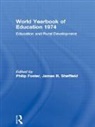 Philip Sheffield Foster, Philip Foster, Foster Philip, James R. Sheffield, Sheffield James R. - World Yearbook of Education 1974