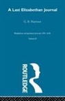 Harrison, G B Harrison, G.B. Harrison - Last Elizabethan Journal V3